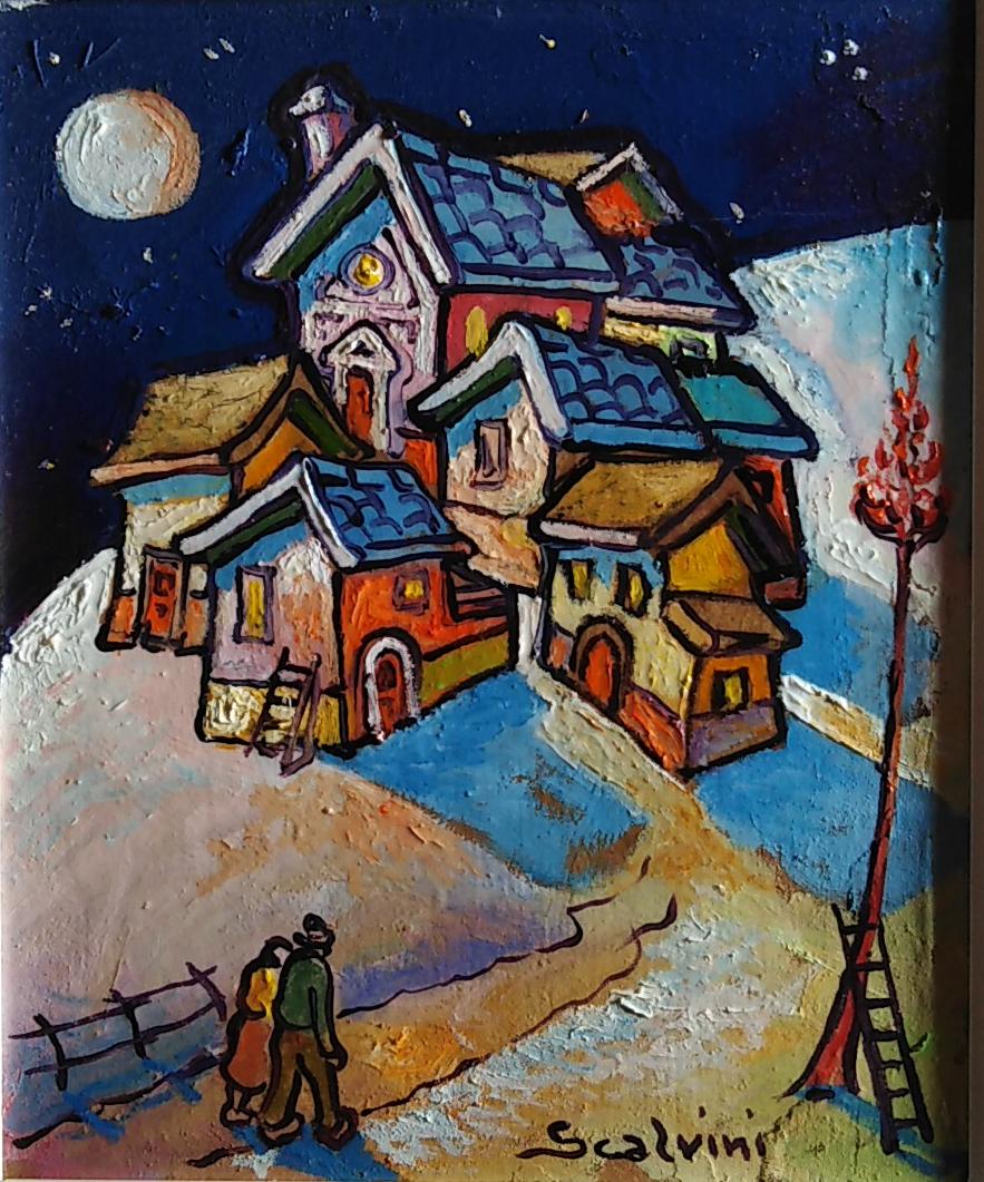 S. Scalvini, paesaggio, collezione privata