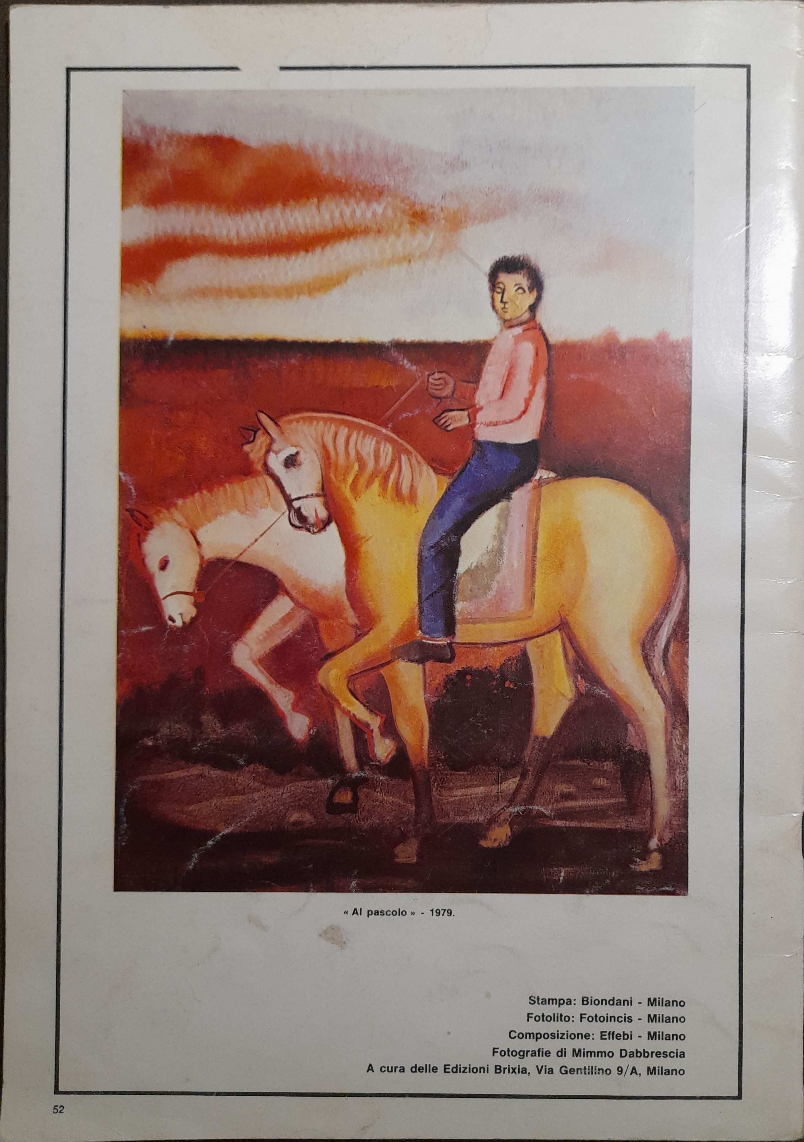 I cavalli di Antonio Valencia. Li si paragoni all'opera di Campigli qui sopra